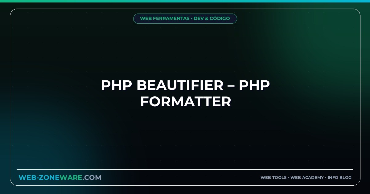 PHP Beautifier – PHP Formatter