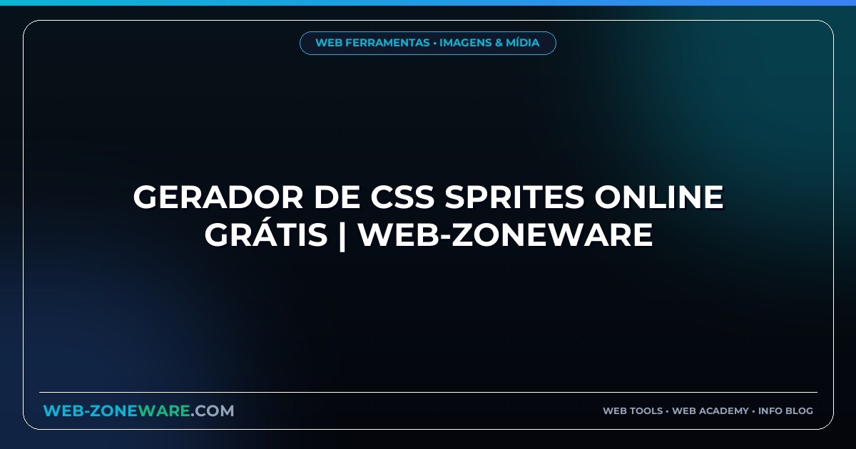 Gerador de CSS Sprites Online Grátis | Web-ZoneWare
