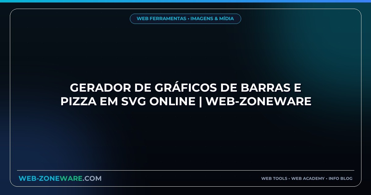 Gerador de Gráficos de Barras e Pizza em SVG Online | Web-ZoneWare