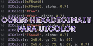 Cores Hexadecimais para Objective-C UIColor