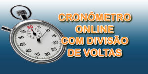 Cronômetro online com divisão de voltas (laps)